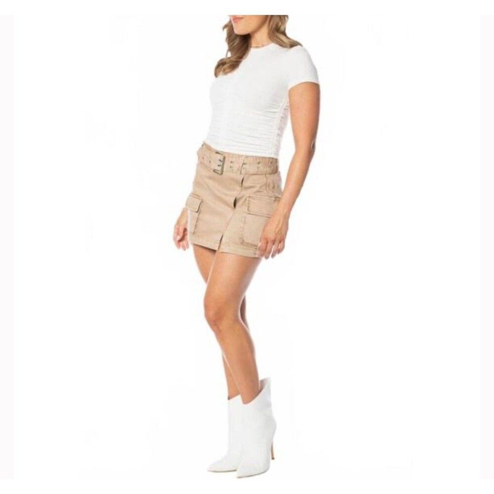 NEW Juicy Couture Bratz Pink Pantheress Retro Trashy Y2K Brown Cargo Mini Skirt
